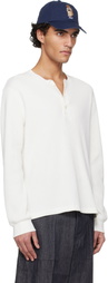 Polo Ralph Lauren White Authentic Waffle Henley