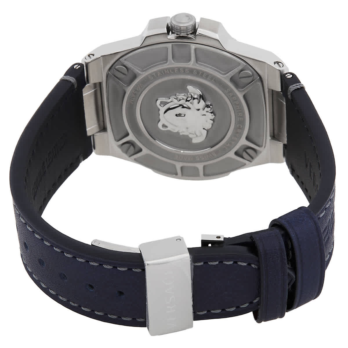 Versace Greca Reaction Quartz Blue Dial Watch VE3I00122