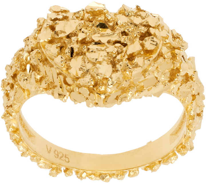 Photo: Veneda Carter Gold VC054 Mini Signature Heart Ring