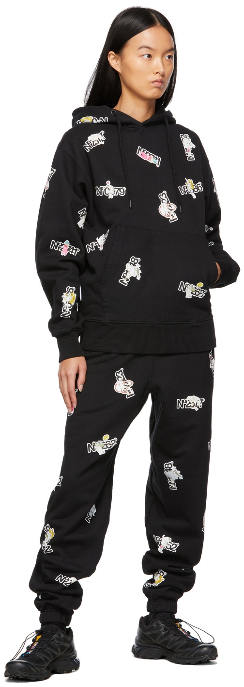 Aitor Throup’s TheDSA Black Sticker Series Hoodie