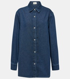 Tove Navie denim shirt