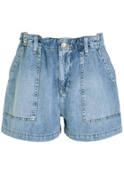 Good American Lite Denim Shorts Indigo