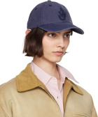 JW Anderson Navy Anchor Logo Baseball Cap