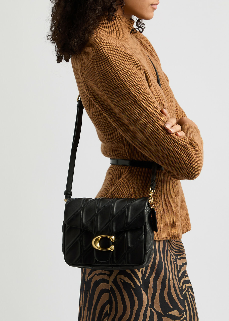 Coach Times Square Tabby Leather Shoulder bag - Black - One