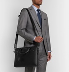 Ermenegildo Zegna - Cross-Grain Leather Briefcase - Black