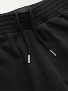 Givenchy - Straight-Leg Logo-Appliquéd Cotton-Jersey Shorts - Black