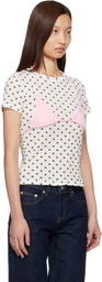 Sandy Liang Off-White Effie T-shirt