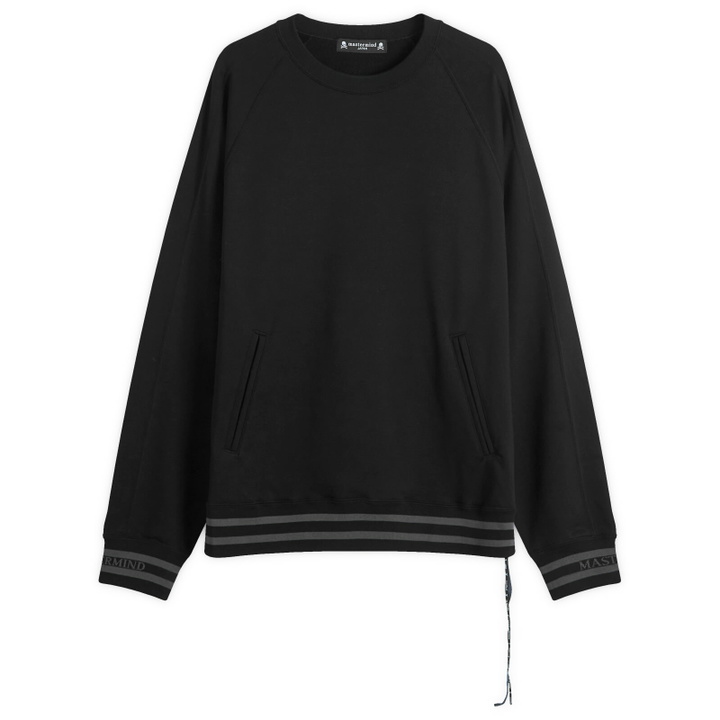 Photo: MASTERMIND WORLD Men's Souvenir Logo Crew Sweatshirt in Black