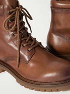 Officine Creative - Boss Leather Boots - Brown