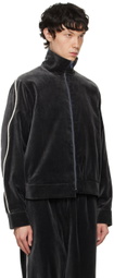 Camiel Fortgens Gray Piping Track Jacket