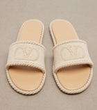 Valentino Garavani VLogo Torchon slides