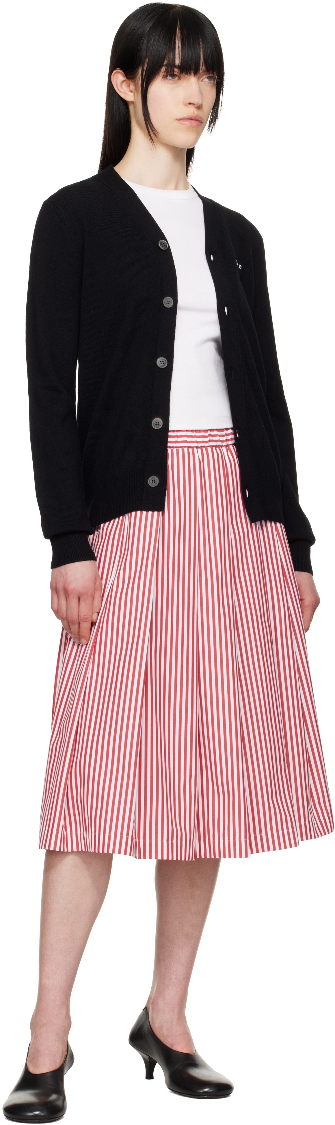 COMME des GARÇONS PLAY Black Heart Cardigan