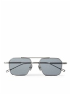 Native Sons - Remm Aviator-Style Silver-Tone Sunglasses