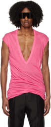 Rick Owens Pink Dylan T-Shirt