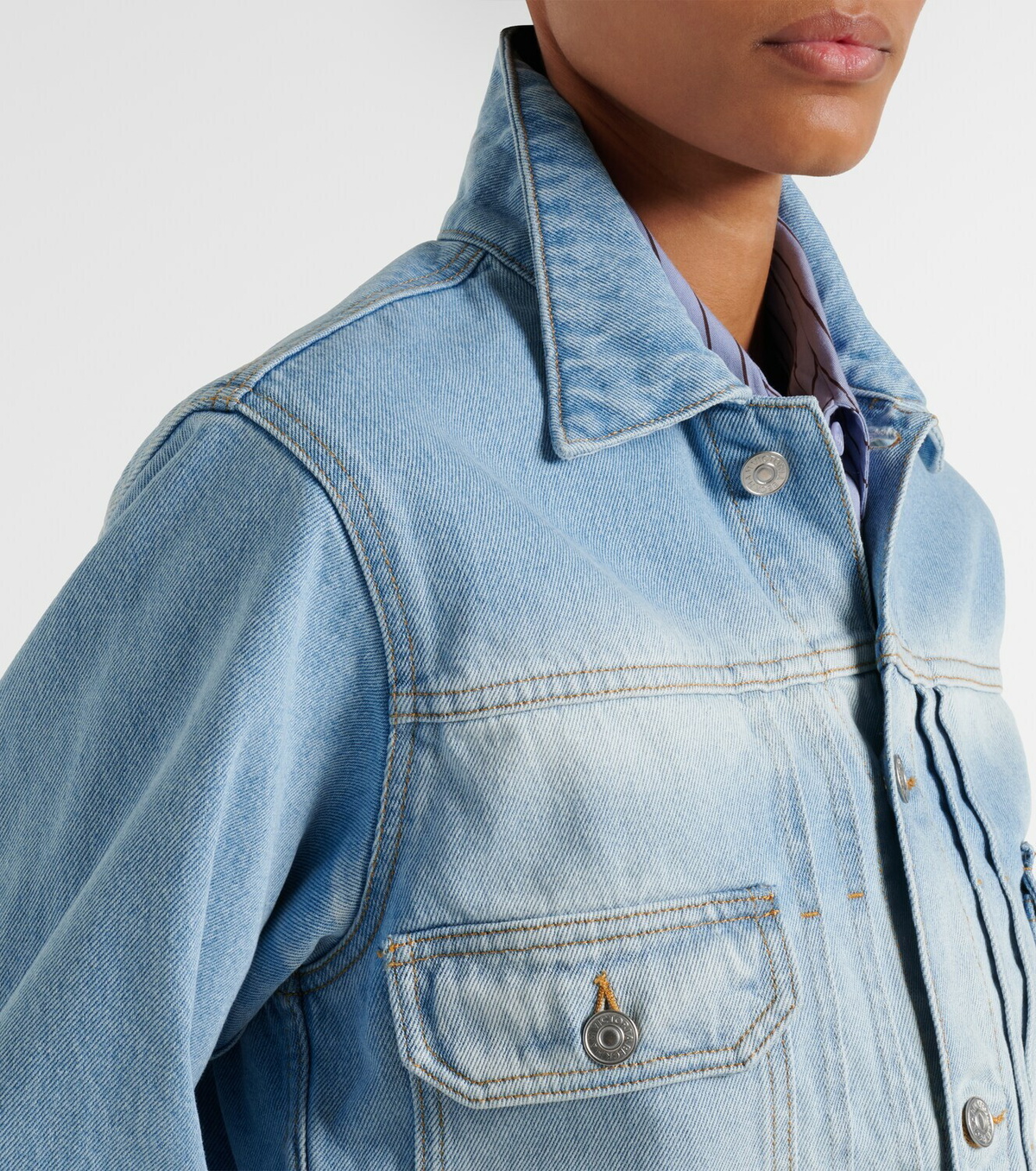 Victoria Beckham Faded denim jacket