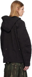 Andersson Bell Black Lace-Up Hoodie