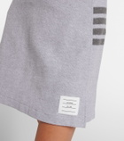 Thom Browne 4-Bar cotton miniskirt