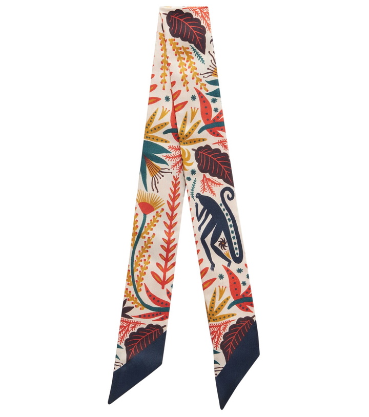 Photo: Etro Printed silk twill scarf