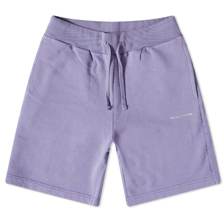Photo: 1017 ALYX 9SM Men's Collection Logo Sweat Short in Mid Lilac