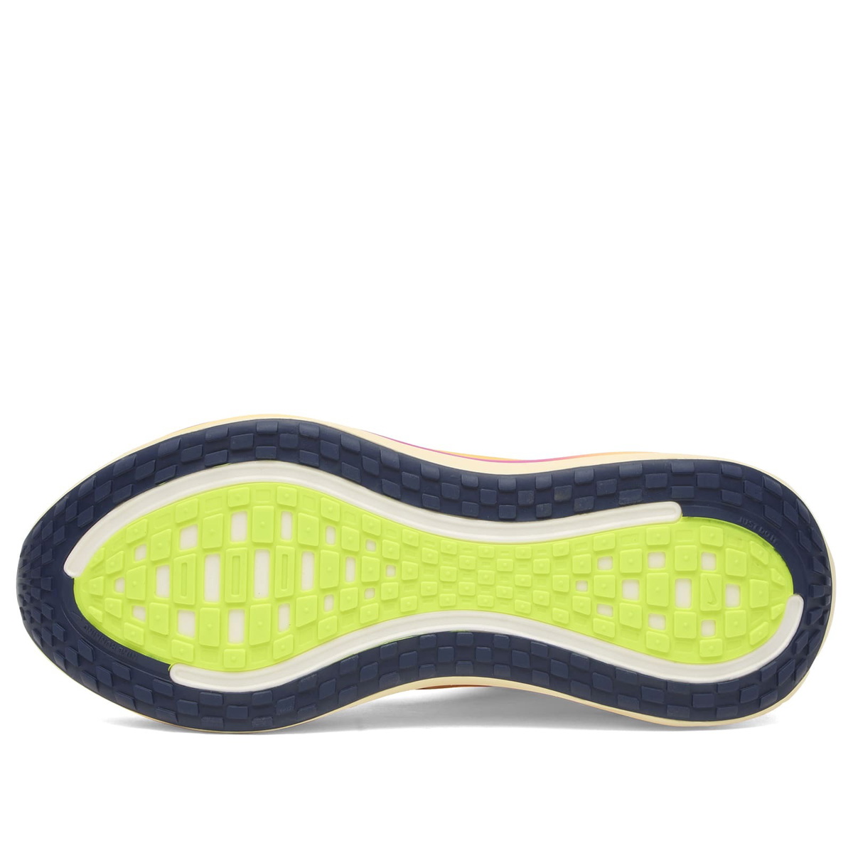 Nike Running Men's Nike Vomero Plus Sneaker in Citron Pulse/Blue Void/Alabaster