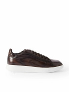 Berluti - Stellar Venezia Leather Sneakers - Brown