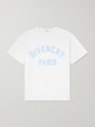 Givenchy - Logo-Embroidered Cotton-Jersey T-Shirt - White