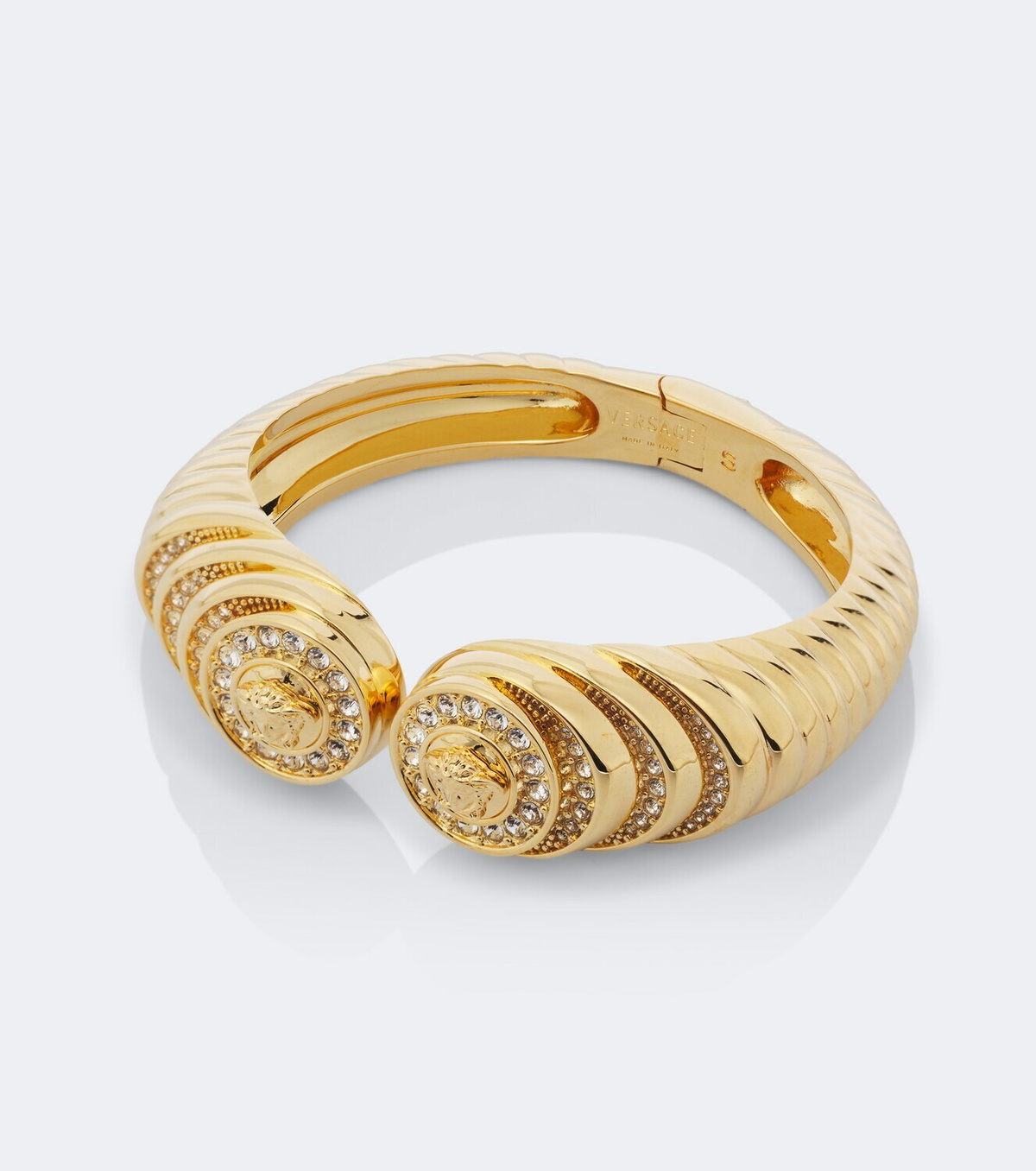 Versace Medusa embellished cuff bracelet