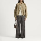 Adidas Women's Check Track Pant in Night Brown