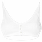Y/Project Women's Invisible Strap Bralette in Optic White