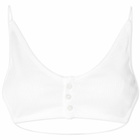 Y/Project Women's Invisible Strap Bralette in Optic White