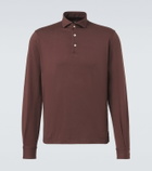 Fedeli Cotton piqué polo shirt