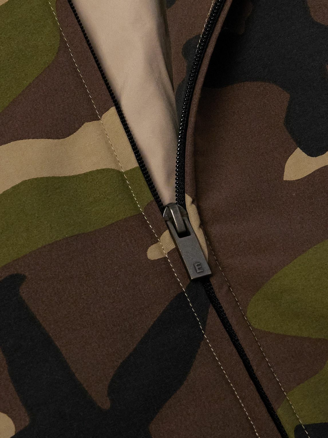 FEAR OF GOD ESSENTIALS - Camouflage-Print Shell Hooded Jacket