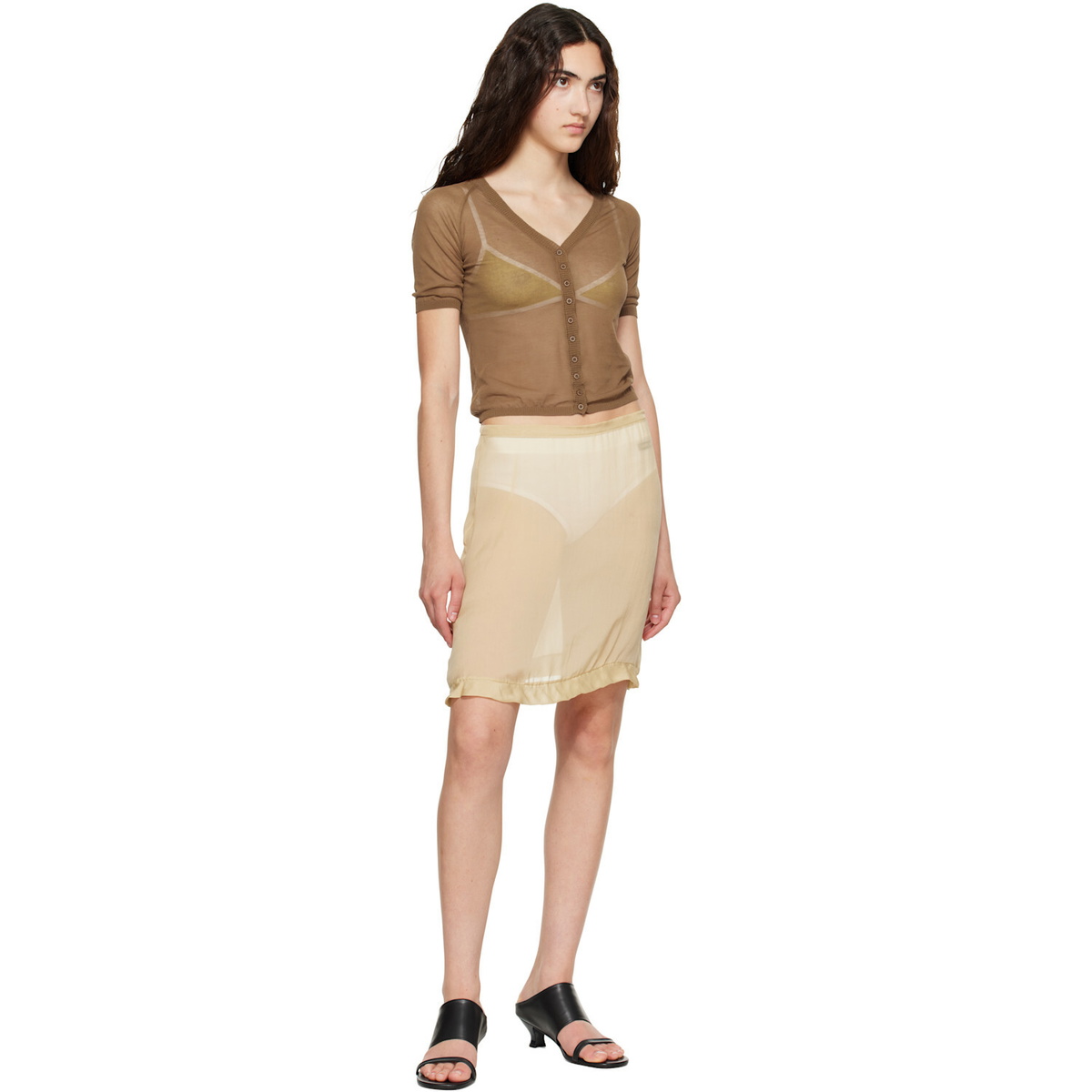 Paloma Wool Brown Nice Cardigan