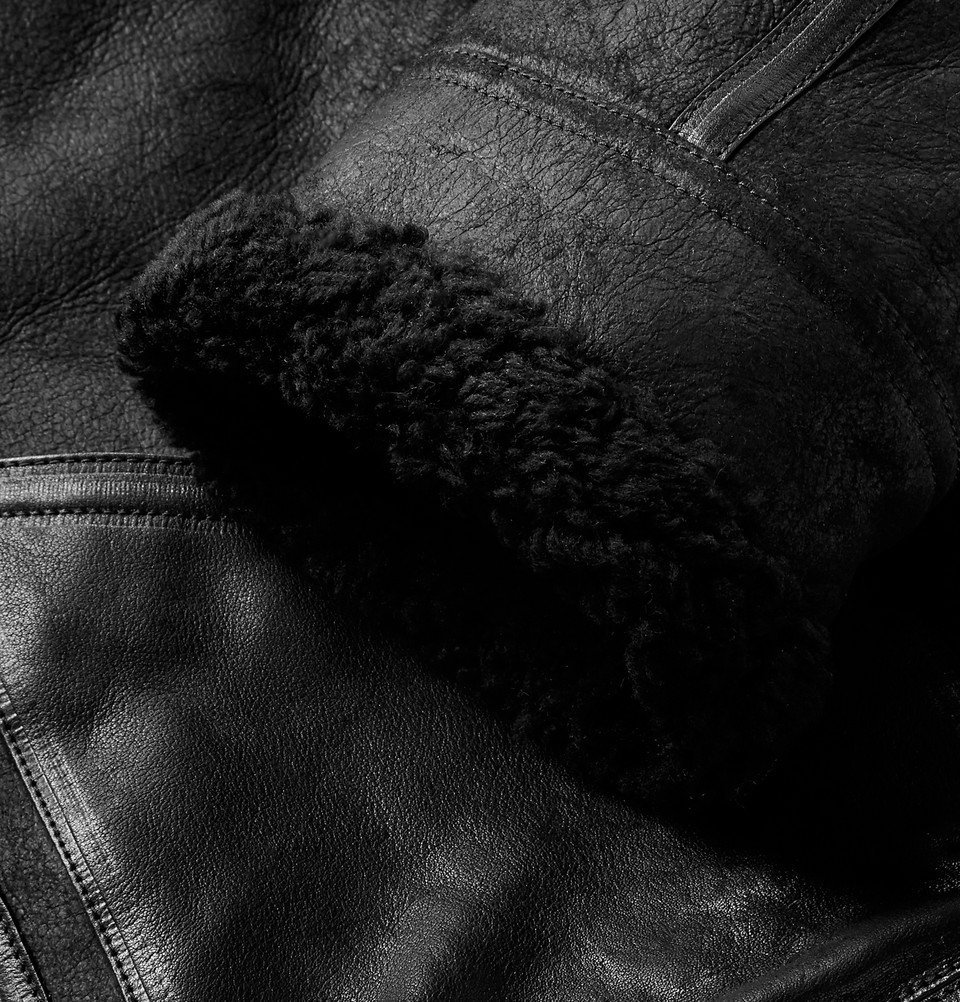 Ralph Lauren Purple Label - Shearling Jacket - Men - Black