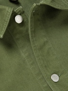 Drake's - Cotton-Canvas Chore Jacket - Green