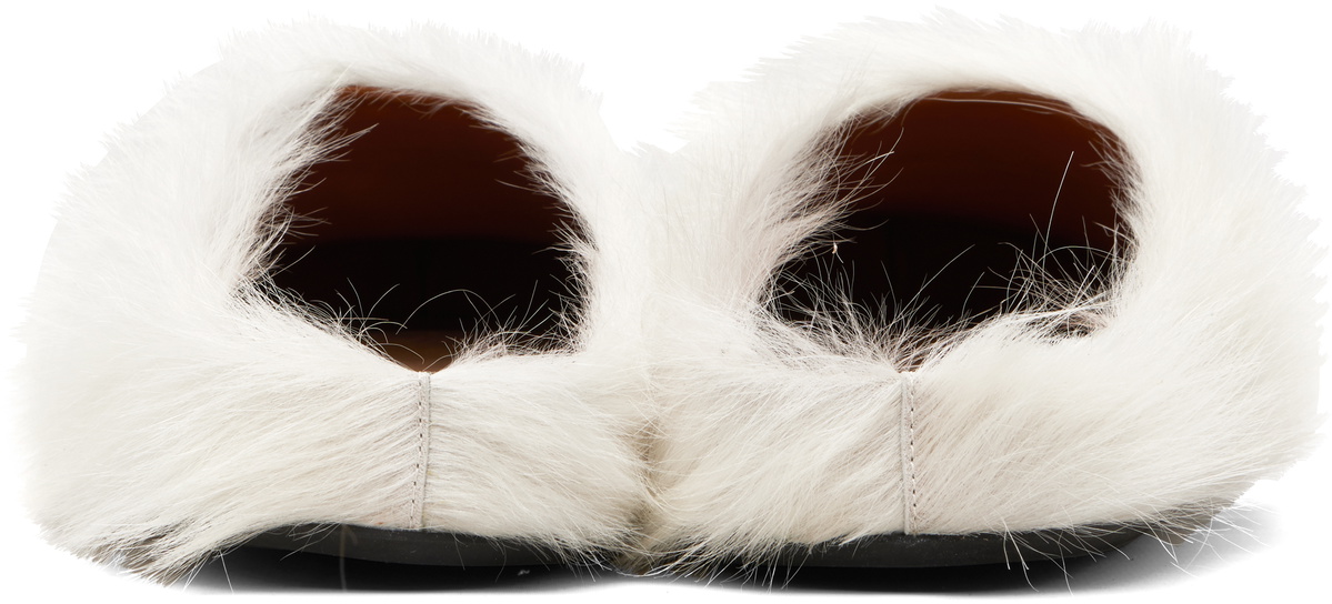 Marni Off-White Fussbett Sabot Loafers