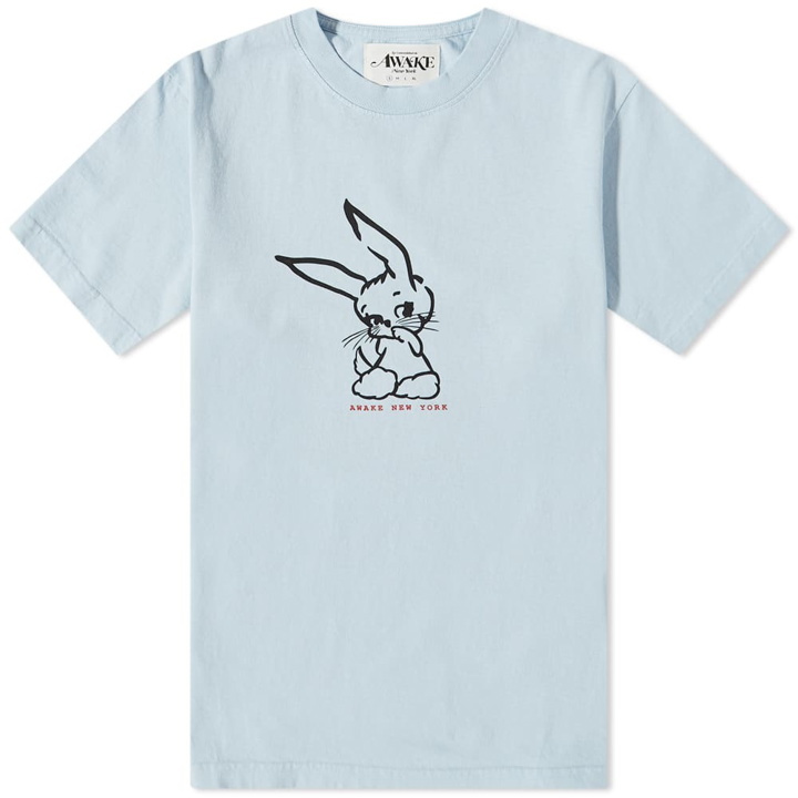Photo: Awake NY Men's Bunny T-Shirt in Sky Blue