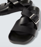 Loewe Paula's Ibiza Ease Buckle leather sandals