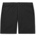 Theory - Zaine Slim-Fit Cotton-Blend Shorts - Black