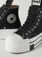 Rick Owens - Converse DRKSHDW DBL DRKSTAR Chuck 70 Canvas High-Top Sneakers - Black