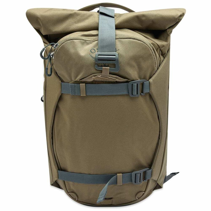 Photo: Osprey Metron 22 Roll Top Backpack in Tan Concrete