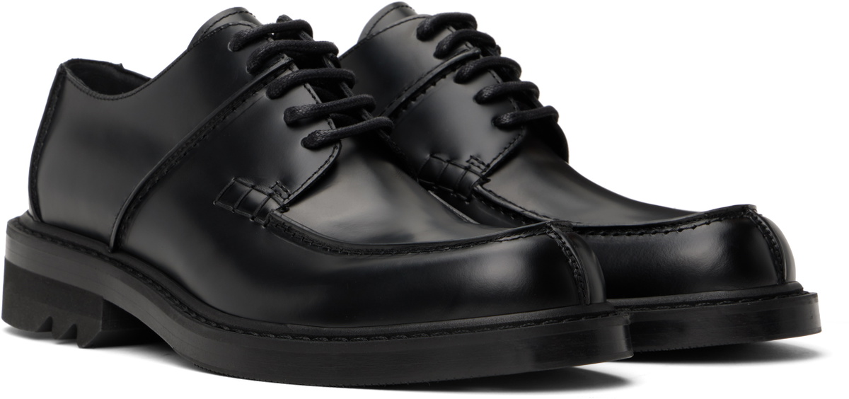 Dries Van Noten Black Leather Derbys