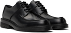 Dries Van Noten Black Leather Derbys