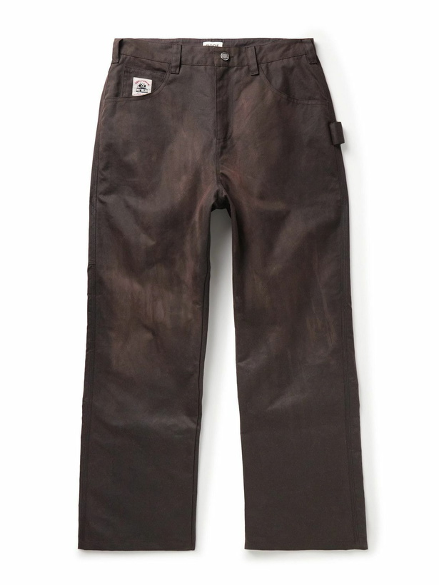 Photo: BODE - Knolly Brook Straight-Leg Waxed-Cotton Trousers - Brown