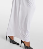 Magda Butrym Draped jersey maxi skirt