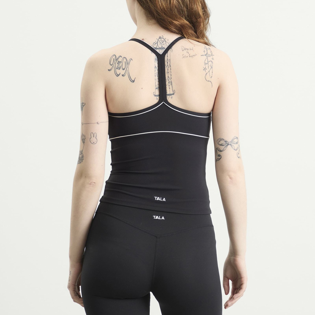 TALA Women's DayFlex Contrast Sweetheart Vest in Shadow Black