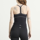 TALA Women's DayFlex Contrast Sweetheart Vest in Shadow Black