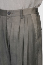 Ziggy Chen Pants In Green Viscose