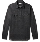 Mr P. - Cotton-Chambray Shirt - Black