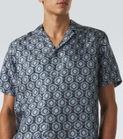 Orlebar Brown Maitan printed silk shirt